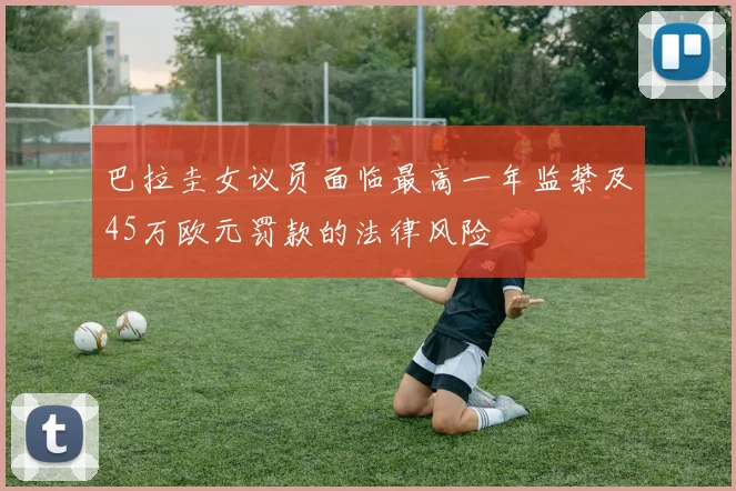 巴拉圭女议员面临最高一年监禁及45万欧元罚款的法律风险